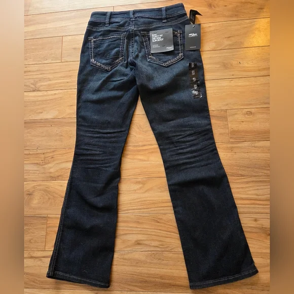 Silver Jeans Suki Curvy Fit Mid Rise Slim Boot Jeans 31x31 NWT - Picture 8 of 11